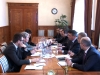 The OSCE/ODHIR election observation mission delegation at the RA police The OSCE/ODHIR election observation mission delegation at the RA police