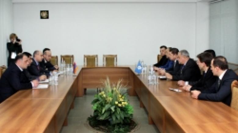 ԱՊՀ անդամ պետությունների միջխորհրդարանական ասամբլեայի խորհրդի դիտորդական խմբի ներկայացուցիչները ՀՀ ոստիկանությունում ԱՊՀ անդամ պետությունների միջխորհրդարանական ասամբլեայի խորհրդի դիտորդական խմբի ներկայացուցիչները ՀՀ ոստիկանությունում