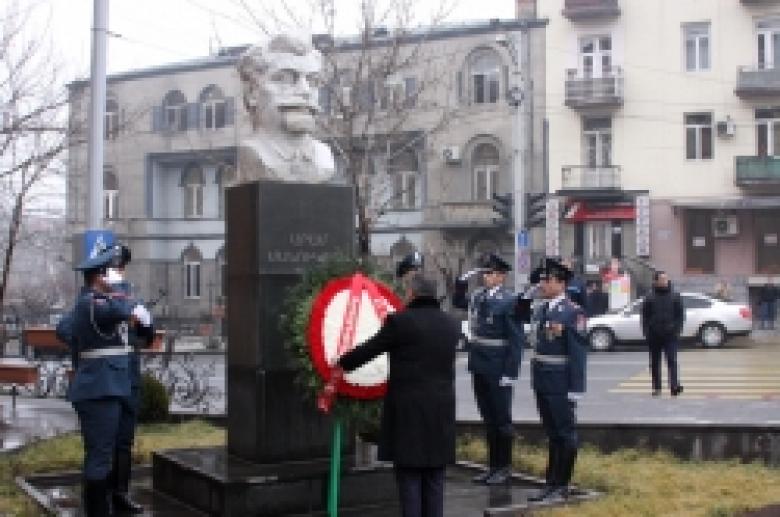 В полиции Республики Армения отметили 96-ю годовщину со дня смерти первого министра ВД РА Арама Манукяна В полиции Республики Армения отметили 96-ю годовщину со дня смерти первого министра ВД РА Арама Манукяна