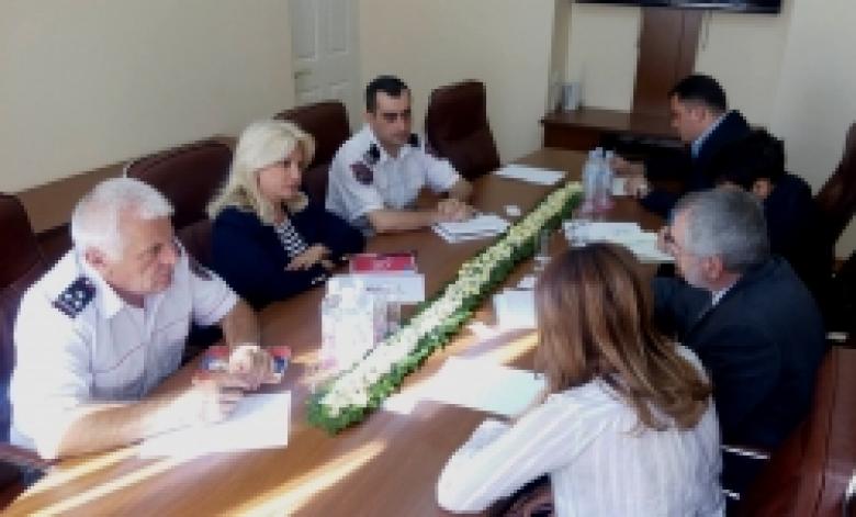 ՄԱԿ-ի մանկական հիմնադրամի հայաստանյան գրասենյակի պատվիրակությունը ՀՀ ոստիկանությունում  ՄԱԿ-ի մանկական հիմնադրամի հայաստանյան գրասենյակի պատվիրակությունը ՀՀ ոստիկանությունում