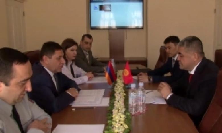 A delegation of the Ministry of Internal Affairs of the Kyrgyz Republic visits the Armenian Police  (VIDEO)