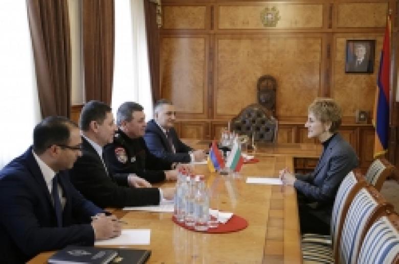 Ambassador Extraordinary and Plenipotentiary of Bulgaria to the Republic of Armenia visits the Armenian Police (VIDEO and PHOTOS)