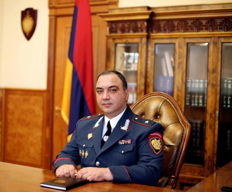 ՀՀ ոստիկանության պետի շնորհավորական ուղերձը Ոստիկանության զորքերի 30-ամյա հոբելյանի առթիվ ՀՀ ոստիկանության պետի շնորհավորական ուղերձը Ոստիկանության զորքերի 30-ամյա հոբելյանի առթիվ