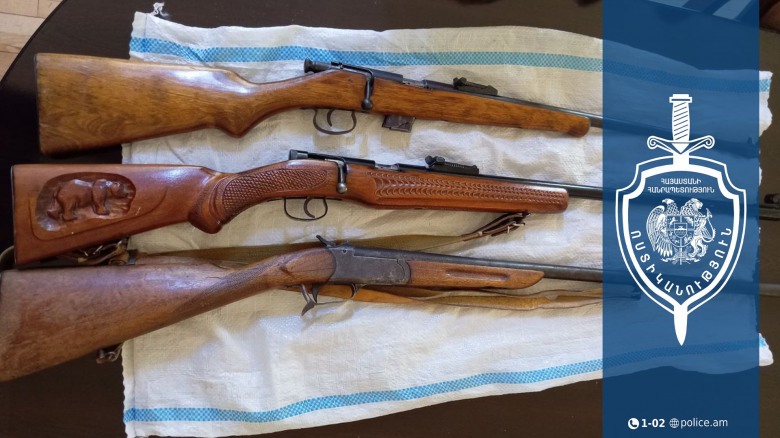 Իջևանցի տղամարդը ապօրինի պահվող հրացաններ է ներկայացրել ոստիկանություն Իջևանցի տղամարդը ապօրինի պահվող հրացաններ է ներկայացրել ոստիկանություն