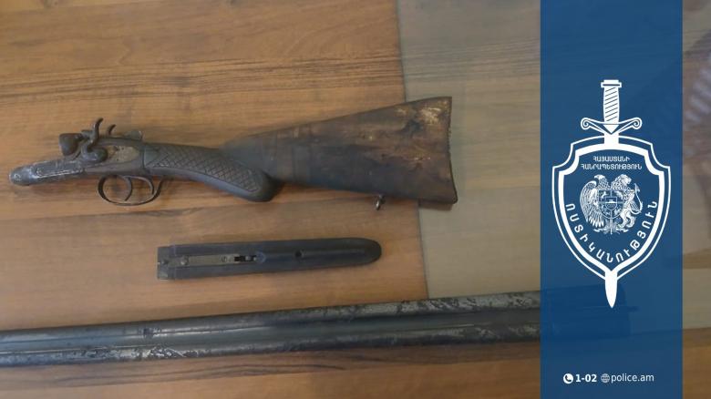 Չիվա գյուղի բնակիչը ոստիկանություն է հանձնել ապօրինի պահվող հրացանը Չիվա գյուղի բնակիչը ոստիկանություն է հանձնել ապօրինի պահվող հրացանը