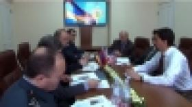  The delegation of the U.S. Peace Corps office in Armenia visits the Police