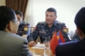 Head of the Police receives the Ambassador Extraordinary and Plenipotentiary of the People Head of the Police receives the Ambassador Extraordinary and Plenipotentiary of the People