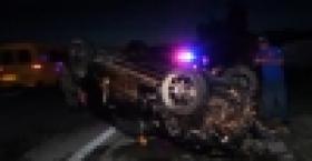 Արագածոտնի մարզում «Միթսուբիշին» հարվածել է պարսպին ու գլխիվայր շրջվել (ՏԵՍԱՆՅՈՒԹ) Արագածոտնի մարզում «Միթսուբիշին» հարվածել է պարսպին ու գլխիվայր շրջվել (ՏԵՍԱՆՅՈՒԹ)