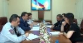 Representatives of “National Center for Legal Researches” NGO visit the Police (VIDEO)