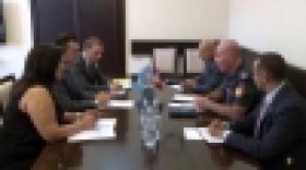 Ոստիկանության պետի առաջին տեղակալն ընդունել է Ինտերպոլի գլխավոր քարտուղարության ներկայացուցիչներին (ՏԵՍԱՆՅՈՒԹ) Ոստիկանության պետի առաջին տեղակալն ընդունել է Ինտերպոլի գլխավոր քարտուղարության ներկայացուցիչներին (ՏԵՍԱՆՅՈՒԹ)