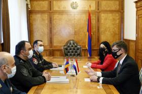 Vahe Ghazaryan receives the Ambassador Extraordinary and Plenipotentiary of the Kingdom of the Netherlands to Armenia Vahe Ghazaryan receives the Ambassador Extraordinary and Plenipotentiary of the Kingdom of the Netherlands to Armenia