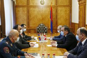 Head of Police receives the Ambassador Extraordinary and Plenipotentiary of Georgia to Armenia Head of Police receives the Ambassador Extraordinary and Plenipotentiary of Georgia to Armenia