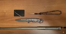 Մետրոպոլիտենի պահպանության բաժին բերման ենթարկվածի մոտից սառը զենքեր են հայտնաբերվել