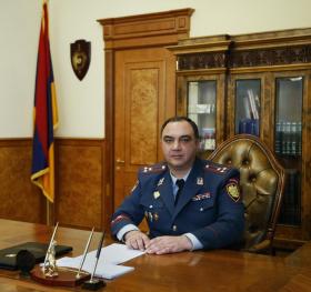 ՀՀ ոստիկանության պետի շնորհավորական ուղերձը ՃՈ կազմավորման 85-ամյակի առթիվ ՀՀ ոստիկանության պետի շնորհավորական ուղերձը ՃՈ կազմավորման 85-ամյակի առթիվ