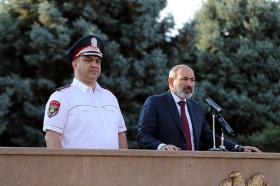 ՀՀ վարչապետի պաշտոնակատարի այցը պարեկային ծառայության Երևանի գունդ ՀՀ վարչապետի պաշտոնակատարի այցը պարեկային ծառայության Երևանի գունդ