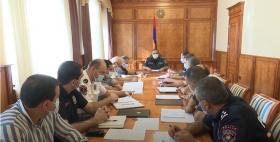 Աշխատանքային խորհրդակցություն ոստիկանությունում Աշխատանքային խորհրդակցություն ոստիկանությունում