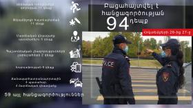 Օպերատիվ իրավիճակը հանրապետությունում հոկտեմբերի 26-ից 27-ը Օպերատիվ իրավիճակը հանրապետությունում հոկտեմբերի 26-ից 27-ը