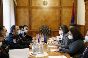 Ոստիկանության պետն ընդունել է ԵԽ Երևանյան գրասենյակի պատվիրակությանը