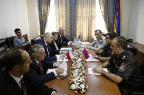Չեխիայի անվտանգության ուժերի գլխավոր տեսչության պատվիրակության այցը Հայաստան Չեխիայի անվտանգության ուժերի գլխավոր տեսչության պատվիրակության այցը Հայաստան