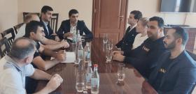 Հանդիպում Քրեական ոստիկանության գլխավոր վարչությունում  Հանդիպում Քրեական ոստիկանության գլխավոր վարչությունում