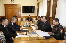 ՆԳ նախարար Վահե Ղազարյանն ընդունել է ՀՀ-ում Ղազախստանի Հանրապետության արտակարգ և լիազոր դեսպանին ՆԳ նախարար Վահե Ղազարյանն ընդունել է ՀՀ-ում Ղազախստանի Հանրապետության արտակարգ և լիազոր դեսպանին