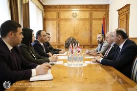 Ներքին գործերի նախարարն ընդունել է Հայաստանում Վրաստանի արտակարգ և լիազոր դեսպանին Ներքին գործերի նախարարն ընդունել է Հայաստանում Վրաստանի արտակարգ և լիազոր դեսպանին