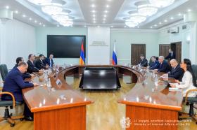 Визит делегации во главе с министром внутренних дел РА Ваге Казаряном в Москву Визит делегации во главе с министром внутренних дел РА Ваге Казаряном в Москву