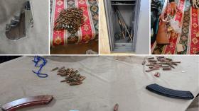 Երևանում և Գողթանիկ գյուղում կատարված խուզարկություններով մեծ քանակությամբ զենք և զինամթերք են հայտնաբերվել Երևանում և Գողթանիկ գյուղում կատարված խուզարկություններով մեծ քանակությամբ զենք և զինամթերք են հայտնաբերվել