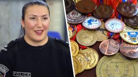 Ինձ դժվար է կոտրել. ոստիկանության մայոր աշխարհի չեմպիոնուհին կարծրատիպեր է կոտրում Ինձ դժվար է կոտրել. ոստիկանության մայոր աշխարհի չեմպիոնուհին կարծրատիպեր է կոտրում