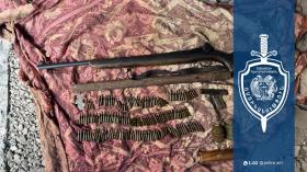 Կիսակառույց շենքում հայտնաբերվել են հրացան, ատրճանակ, նռնակ ու փամփուշտներ Կիսակառույց շենքում հայտնաբերվել են հրացան, ատրճանակ, նռնակ ու փամփուշտներ