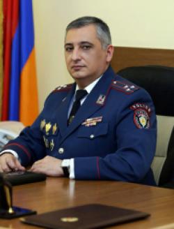 Head of the Public Relations and Information Department of the RA Police, Police Colonel Ashot S. Aharonyan