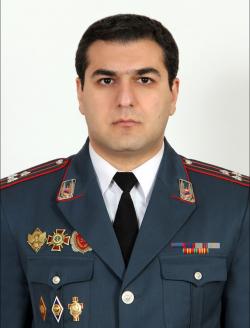 Начальник штаба полиции РА, полковник полиции Армен Сергеевич Мкртчян